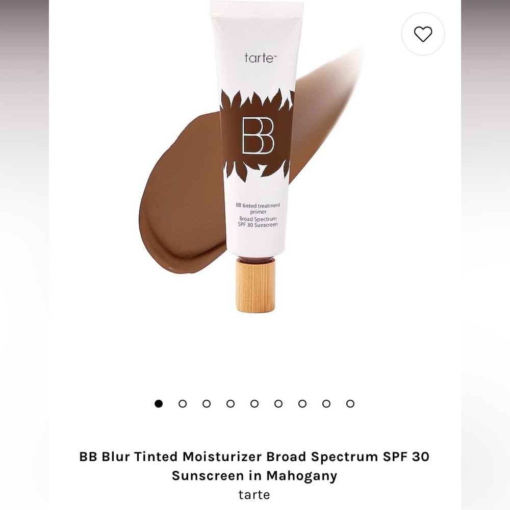 “Tarte” BB blur tinted moisturizer Broad Spectrum SPF30 Sunscreen in Mahogany